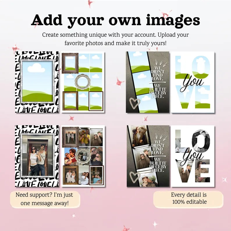 Story book preview photo page